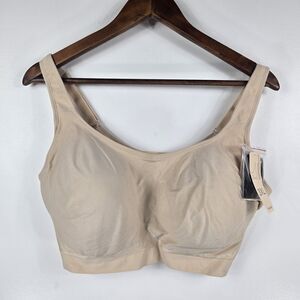 Truekind Women's Size 3XL Everyday Comfort Straps Wireless Shaping Bra NWT